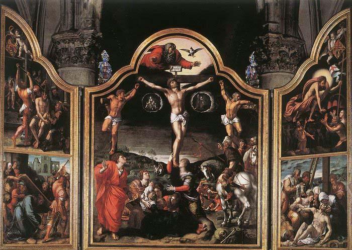 Bernaert Van Orley Altarpiece of Calvary Germany oil painting art